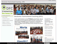 Tablet Screenshot of dfc-verband.de